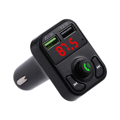 Bluetooth 5.0 FM Transmitter – Hands-Free Car Kit & Fast Charging