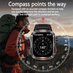Military GPS Smartwatch – Rugged & Adventure-Ready