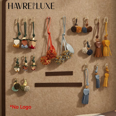 Tassel Flower Leather Charm