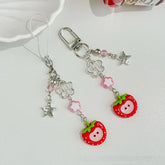 Beaded Fruit Phone Rope Charm