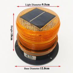 Solar Emergency Warning Light – Wireless Magnetic Beacon
