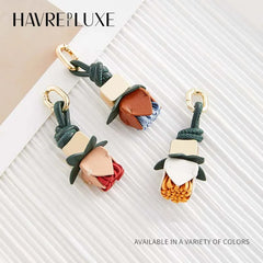 Tassel Flower Leather Charm