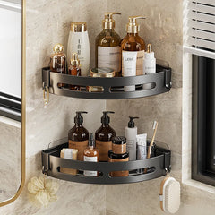 No-Drill Bathroom Caddy – Shower Shelf & Towel Holder Set