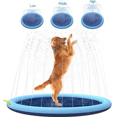Inflatable Pet Splash Pool – 170cm Outdoor Cooling Mat