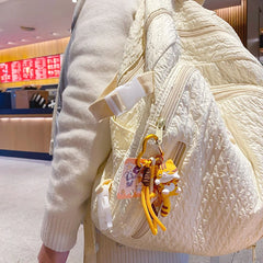 Wagging Cat Resin Keyring