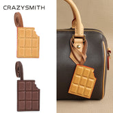 Leather Chocolate Bag Charm