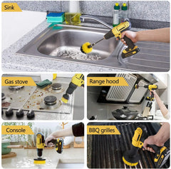 Electric Power Scrubber Set