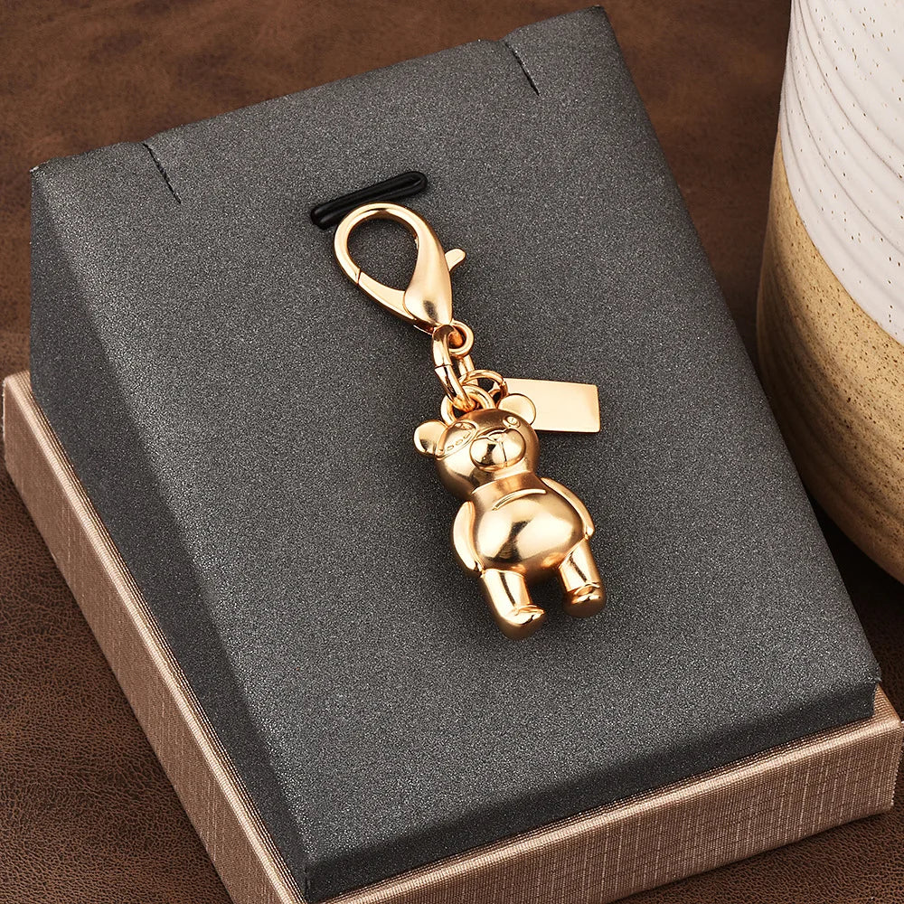 Cherry Bear & Dog Keychain