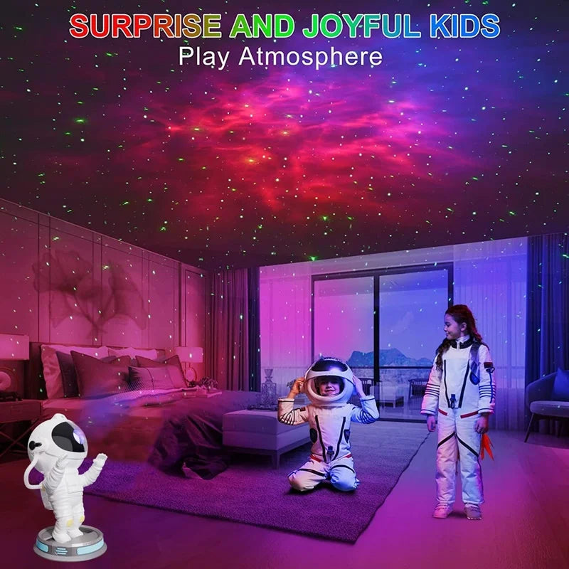 Astronaut Galaxy Projector Lamp – Starry Night Light