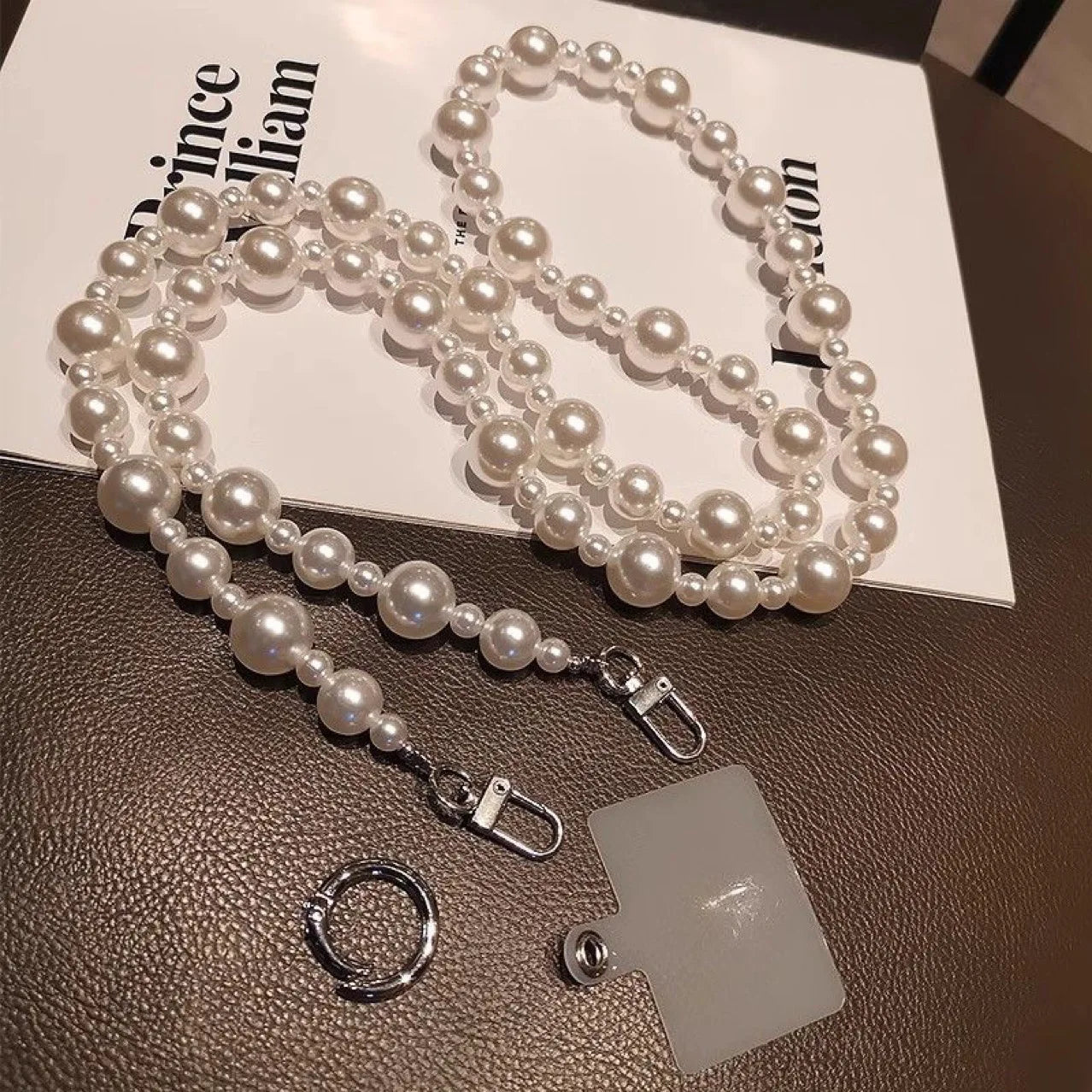 Vintage Pearl Lanyard Strap