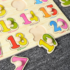 3D Wooden Montessori Puzzle for Kids