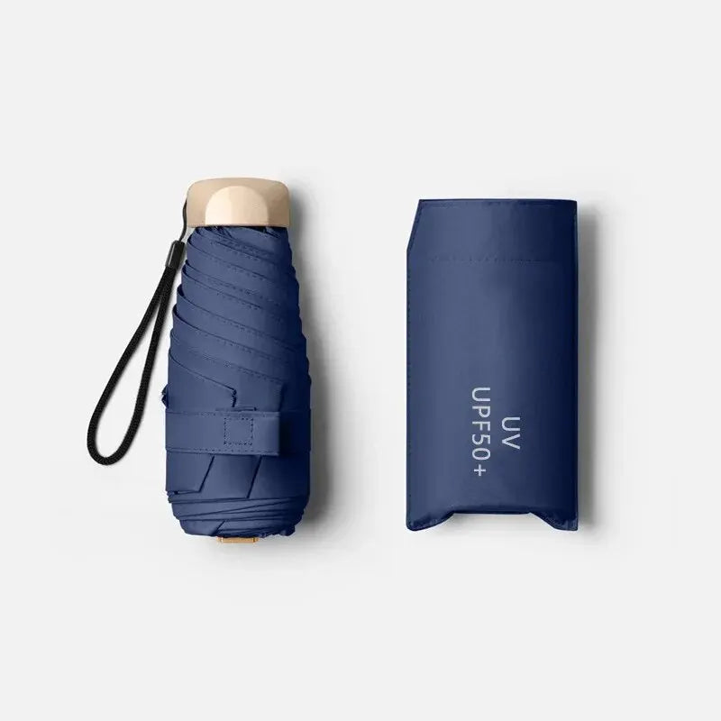 Compact UV Pocket Umbrella - Folding Sun & Rain Protection