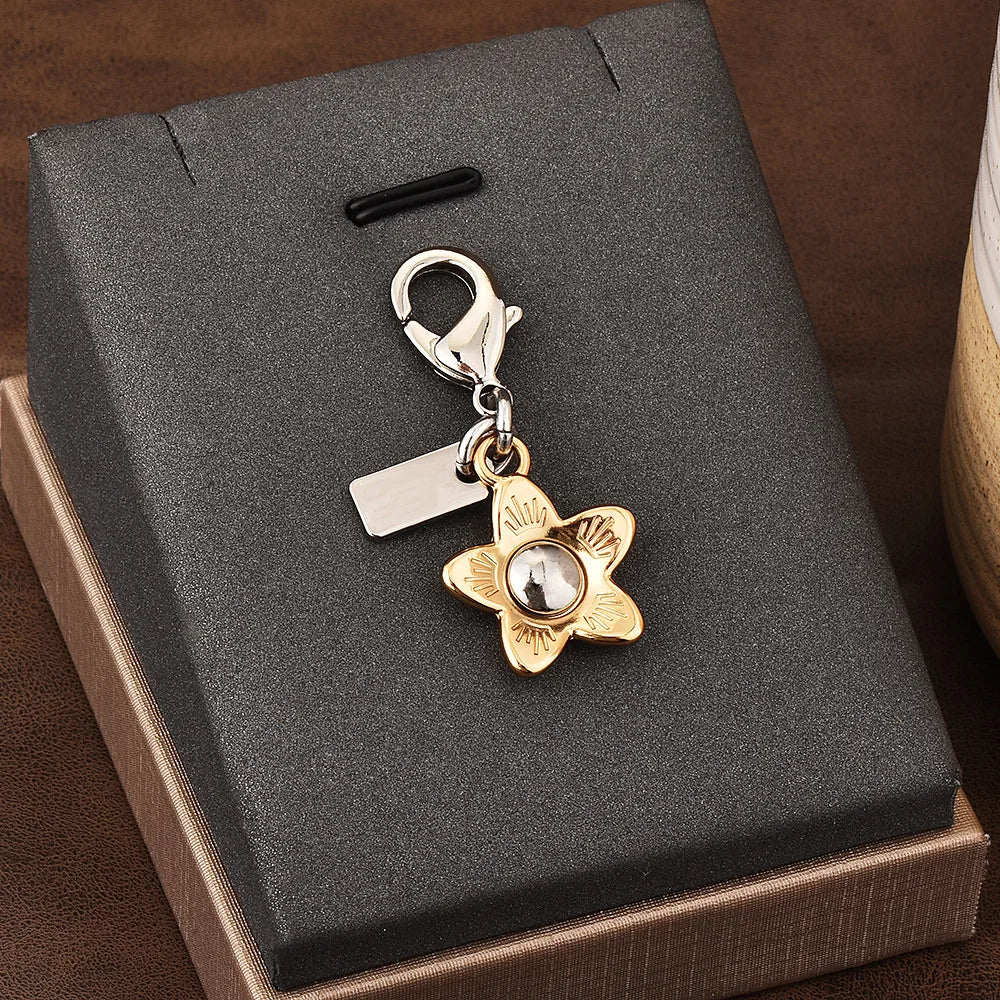 Cherry Bear & Dog Keychain