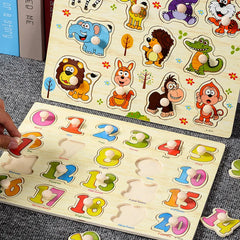 3D Wooden Montessori Puzzle for Kids