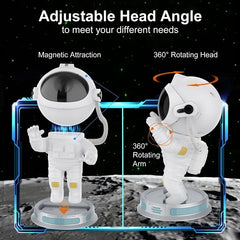 Astronaut Galaxy Projector Lamp – Starry Night Light