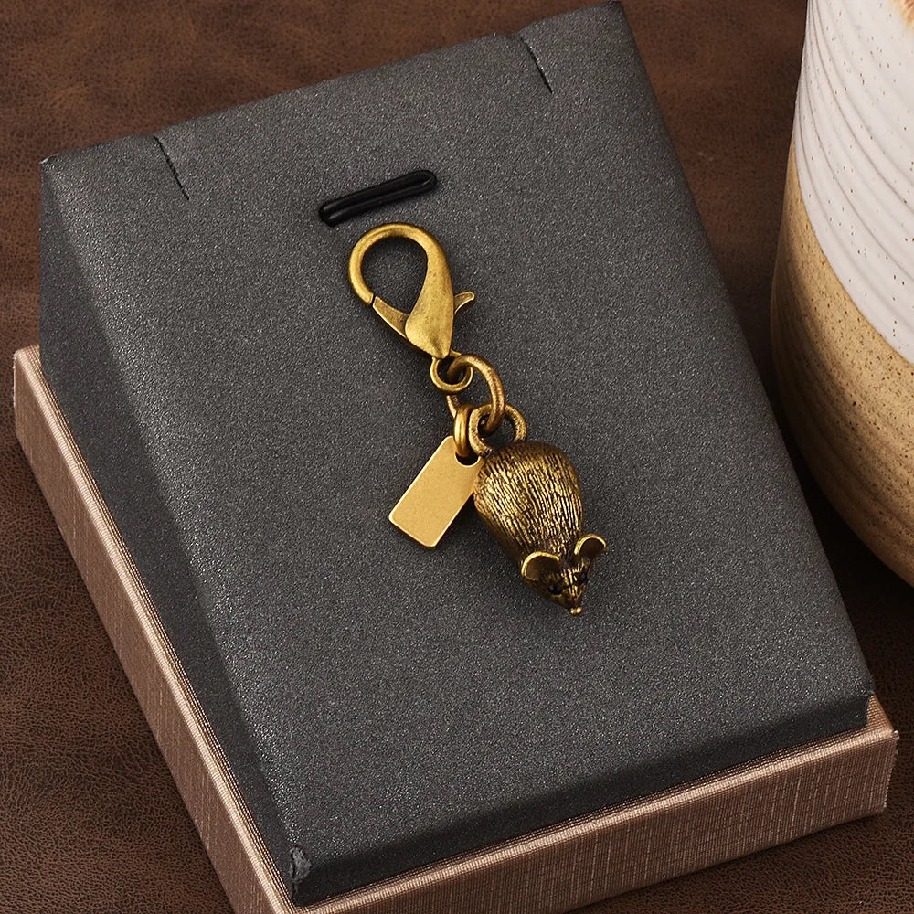 Cherry Bear & Dog Keychain