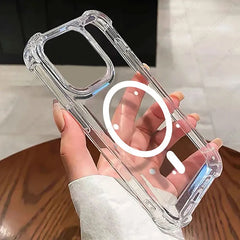 Luxury Magnetic Clear Case (MagSafe)