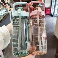 2L Straw Sports Water Bottle