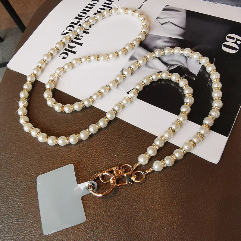 Vintage Pearl Lanyard Strap