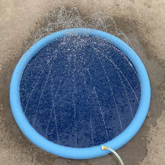 Inflatable Pet Splash Pool – 170cm Outdoor Cooling Mat