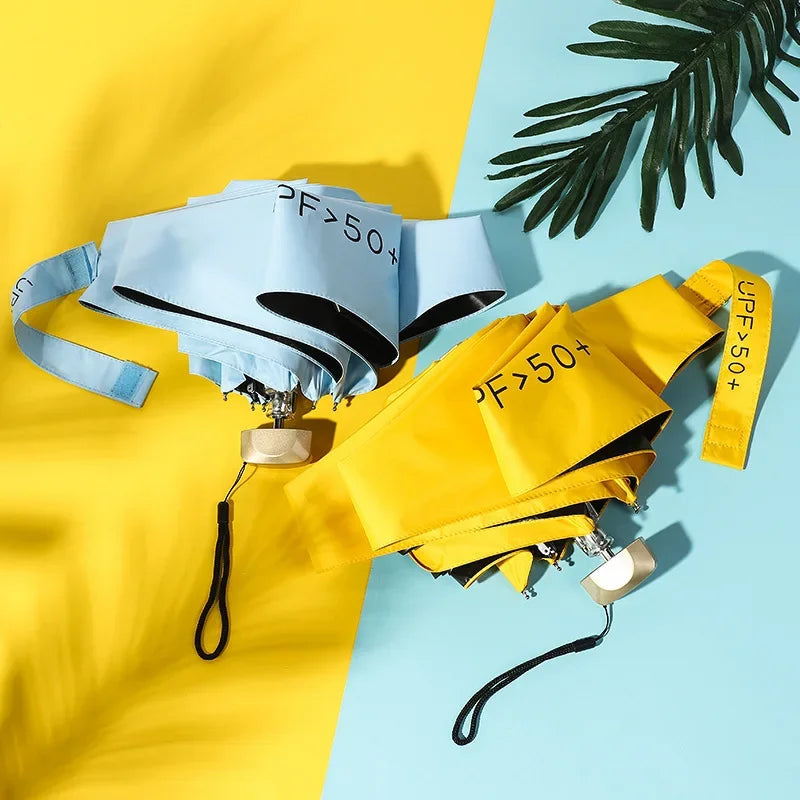 Compact UV Pocket Umbrella - Folding Sun & Rain Protection