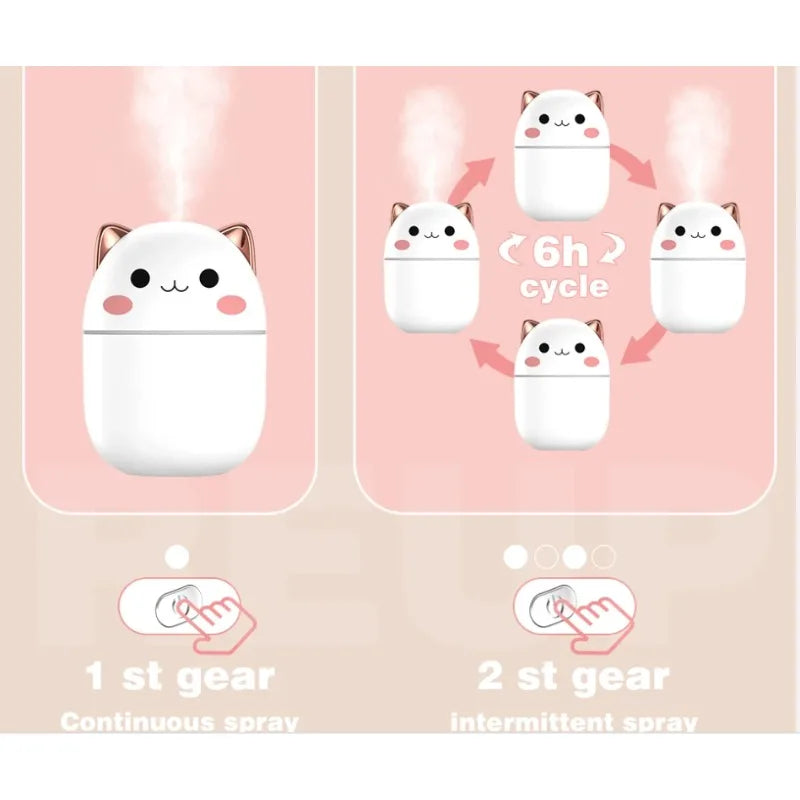 Kitten Air Humidifier & Aromatherapy Diffuser