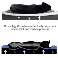 Zippered Washable Dog Bed – Plush & Practical