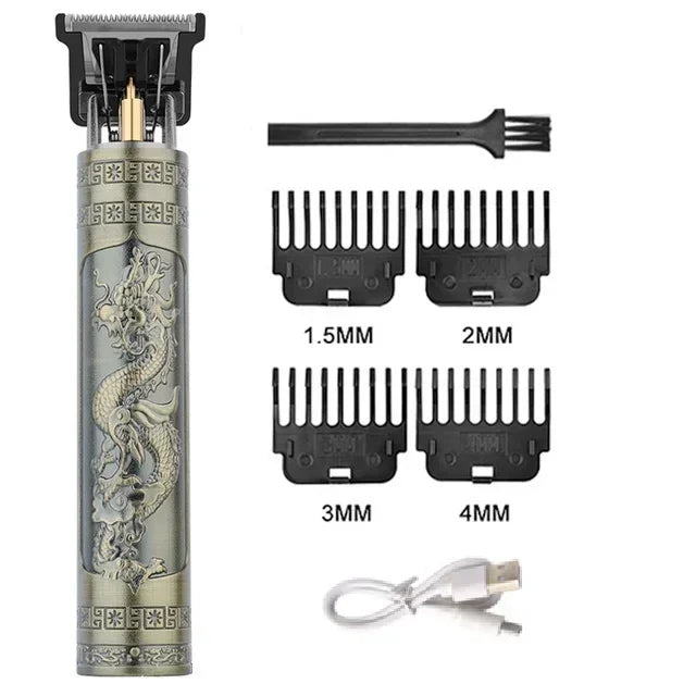 Vintage T9 Electric Hair Trimmer – Professional Grooming for Men