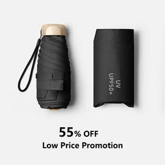 Compact UV Pocket Umbrella - Folding Sun & Rain Protection