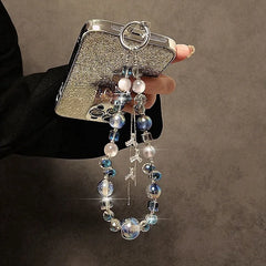 Crystal Beaded Phone Lanyard